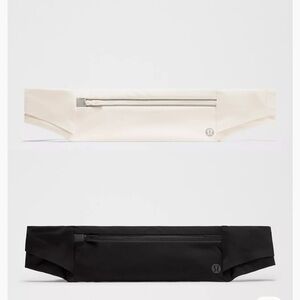 Lululemon Running Belt Bag in Black and/or Light Ivory Cream